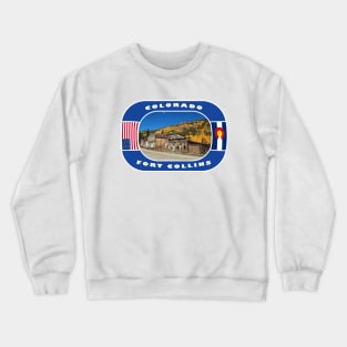 Colorado, Fort Collins City, USA Crewneck Sweatshirt